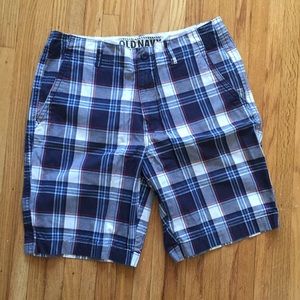 Men’s Old Navy Blue Plaid Shorts